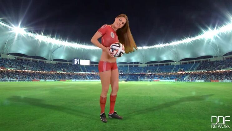 [1By-Day] - Brandy Smile Fucks Outside - Brunette Babe with Small Tits - Brandy Smile