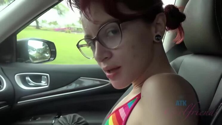 [ATKGirlfriends] - Lola Fae Amateur Outdoor Sex – Beach Anal POV