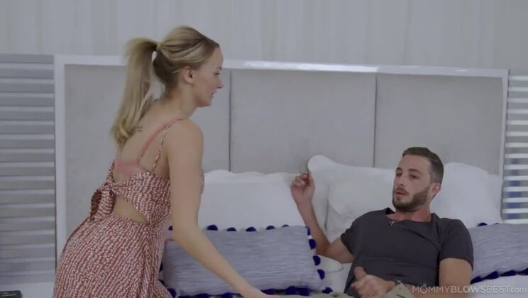 [MommyBlowsBest] - Pristine Edge Step-Mom - Handjob & Deepthroat Pleasure - Pristine Edge