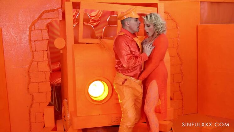 Busty Brittany Bardot Fucks in Colors On Fire 1