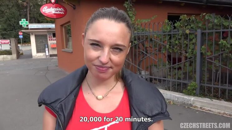 [CzechAV] - European Pregnant Babe Public Sex