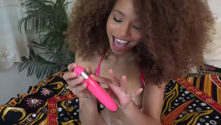 Cecilia Lion Hot Solo Play with Dildo