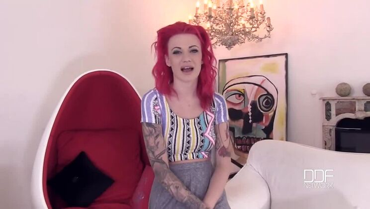 Becky Holt Tattooed Redhead Masturbating