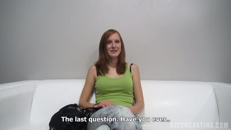 Czech Redhead Casting - Jarka Fucks Hard
