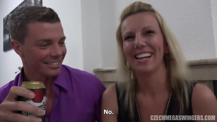 [CzechMegaSwingers] - Mega Orgy in Czech - Blonde, Brunette, MILF Part 1 - Danny Mountain - Cherry Kiss - Will Pounder - Ella Reese