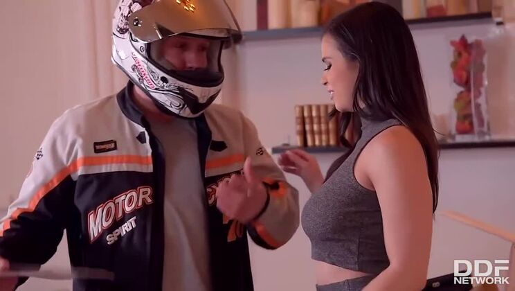 [DDFNetwork] - Office Fantasy Comes True with Brunette in Stockings - Ania Kinski - Valentina Ricci