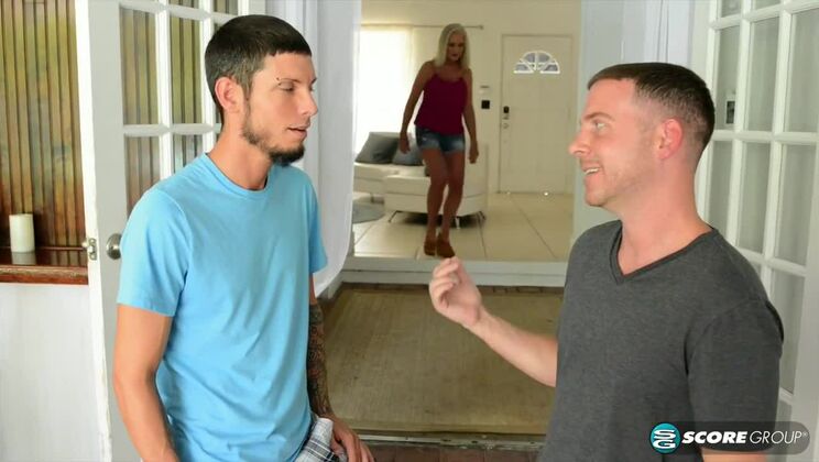 [60PlusMILFs] - GILF Katia Takes on Two Young Men - Tony Rubino - Tyler Steel - Classy Katia