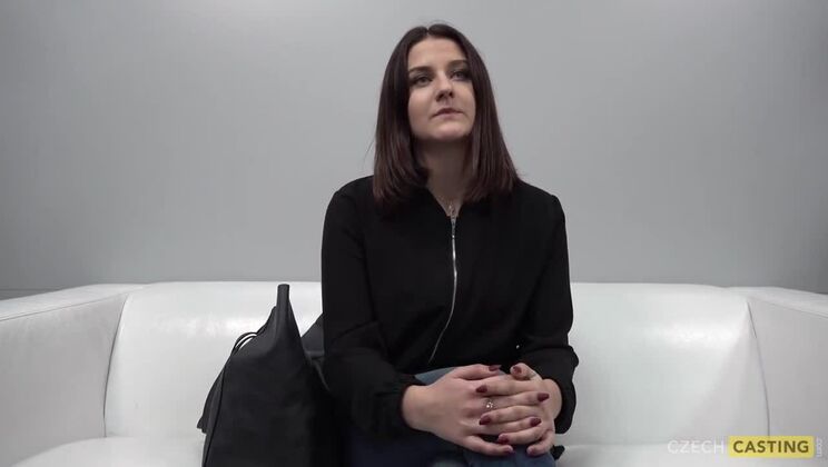 [CzechCasting] - Brunette Casting with a Czech European Star