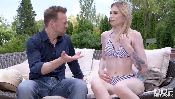 [HandsOnHardcore] - Milena Devi's Outdoor Sex and Facial - Milena Devi