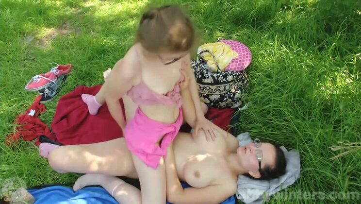 [AbbyWinters] - Jada Maia Lesbian Amateur Outdoor Action