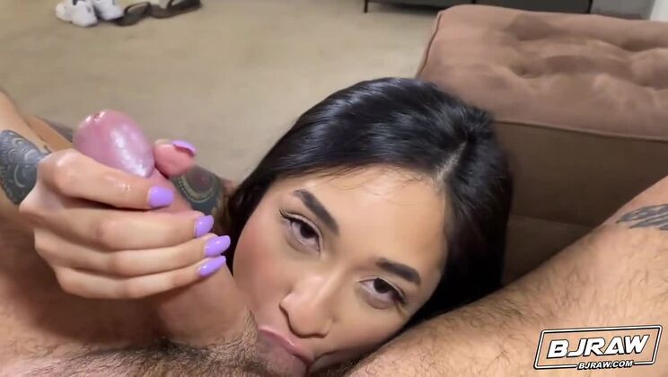 [BJRaw] - Avery Black's Slobbery Mouth Takes it All - Avery Black