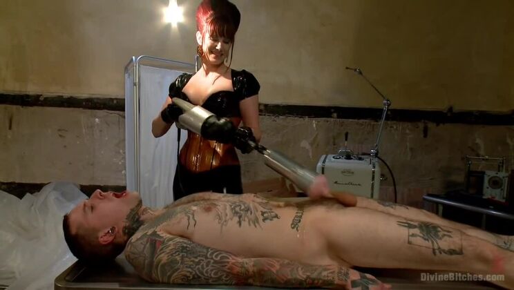 [DivineBitches] - Madeline Marlowe's Extreme Femdom with Strap-on - John Jammen - Madeline Marlowe - Maitresse Madeline