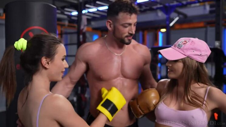 [RoccoSiffredi] - Tattooed Brunette in Deepthroat Action