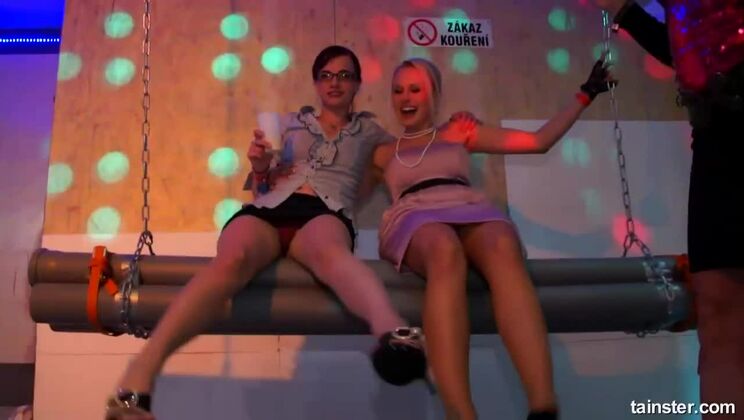 [Tainster] - Blonde MILFs at a Swinger Party - Lucy Bell and Kitty Jane - Lucy Bell - Kitty Jane - Mischelle - Leony aprill - Welli - Vivien1