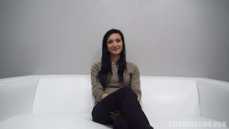 [CzechCasting] - European Brunette Dana's Czech Casting
