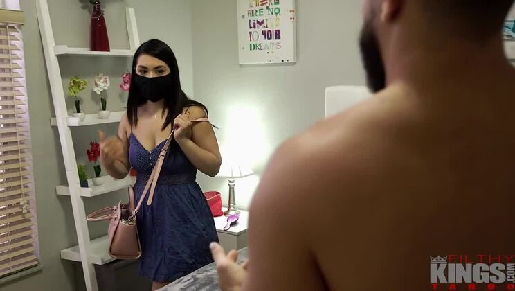 Teen Brunette Mina Moon in Forbidden Love