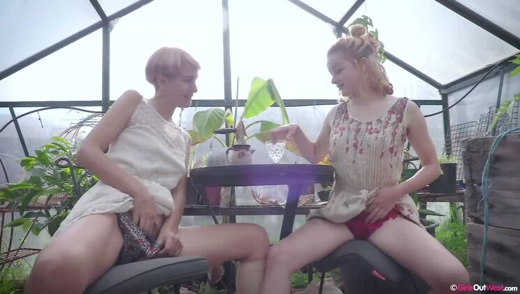 [GirlsOutWest] - Organic Pleasure - Jessie G and Ray Lesbian