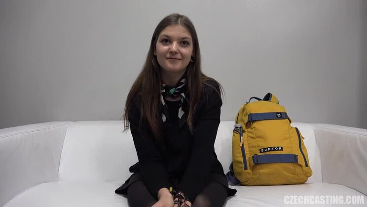 Czech Brunette Marketa in Sex Toy Casting