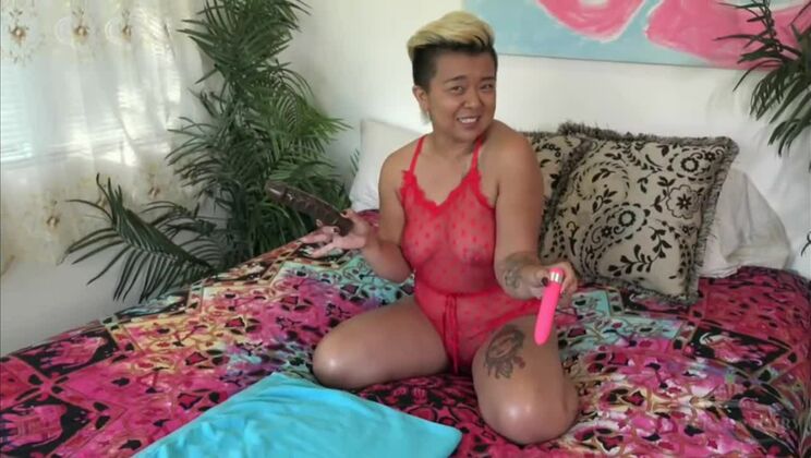 [AuntJudys] - Tattooed Lulu Sparkle Gets Horny with Toys
