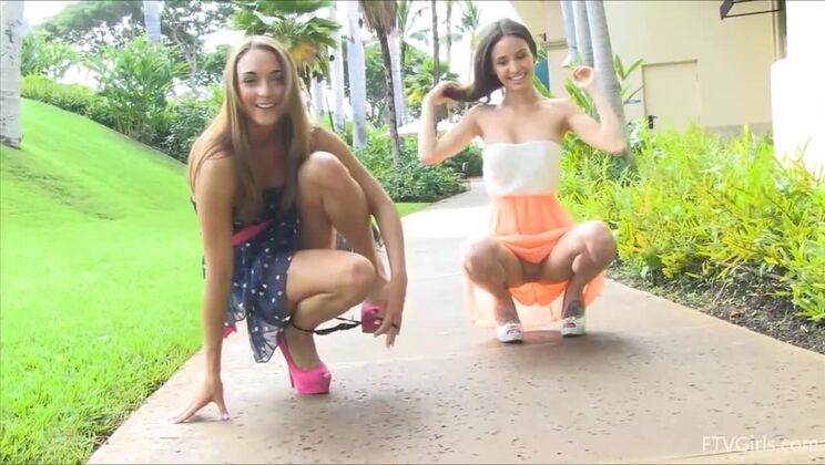 Girls Shopping and Naked - Aubrey & Mary 2