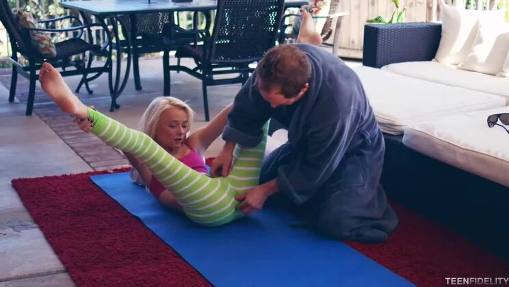 [TeenFidelity] - Maddy Rose in Stockings Gets a Handjob from Ryan Madison - Ryan Madison - Maddy Rose