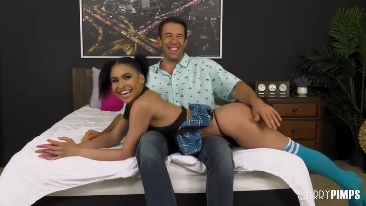 [WildOnCam] - Ryder Rey Gets Spanked by Will Pounder at Naughty School - Will Pounder - Ryder Rey