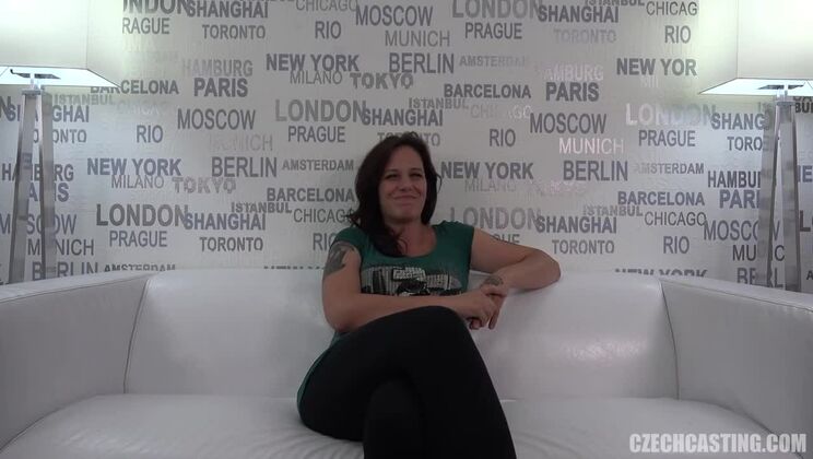 [CzechCasting] - Sex Toy Play with Tattooed European Brunette - Zuzana