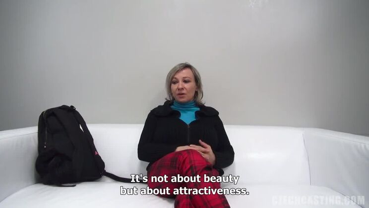 Alena's Big Tits in Czech Casting