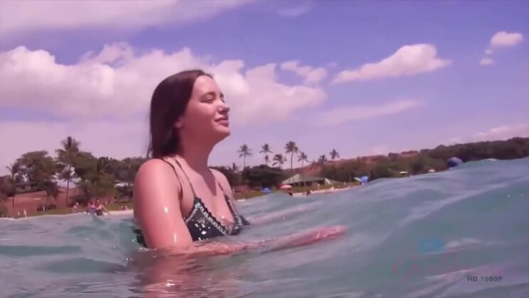 [ATKGirlfriends] - Skinny Gia Paige with tattoos fucks hard outdoor