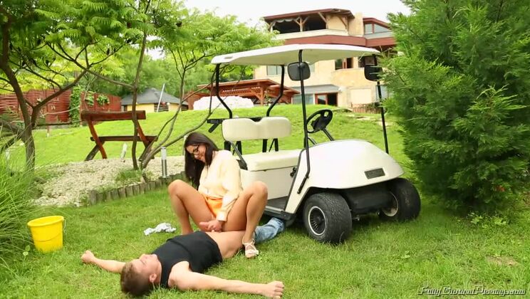 Valentina Ross And Bella Anne In Outdoor Pissing Action