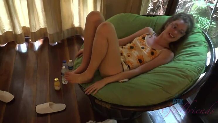 [ATKGirlfriends] - Exhibitionist Elena Koshka loves public BJs - Small tits, big mouth - Elena Koshka