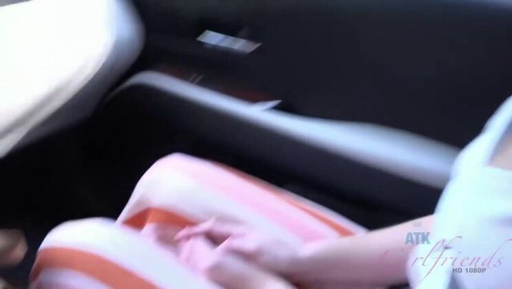 Natalia Queen Studies the Stars in a Naughty Way!