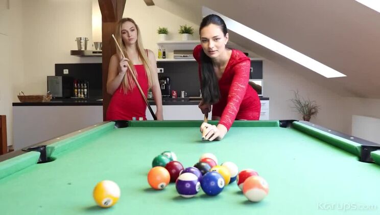 [KarupsPrivateCollection] - Three's Company - Big Tits, POV, and Lesbians - Leanne Lace - Jenny Wild - Christy Charming