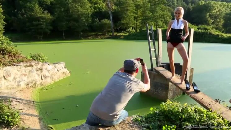 Stockings and Outdoor Fucking - Joana White Style