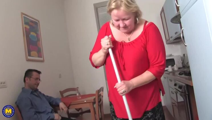 [Mature.nl] - Big Tits Blonde Mature Fuck Video