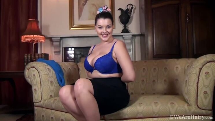 [WeAreHairy] - Toni Summers Watches as Cherry Blush Strips - Toni Summers