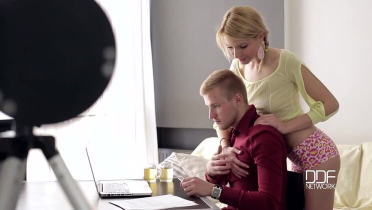 [HandsOnHardcore] - Karina Grand: Tattooed Babe with Small Tits and Cumshot - Lana Roberts