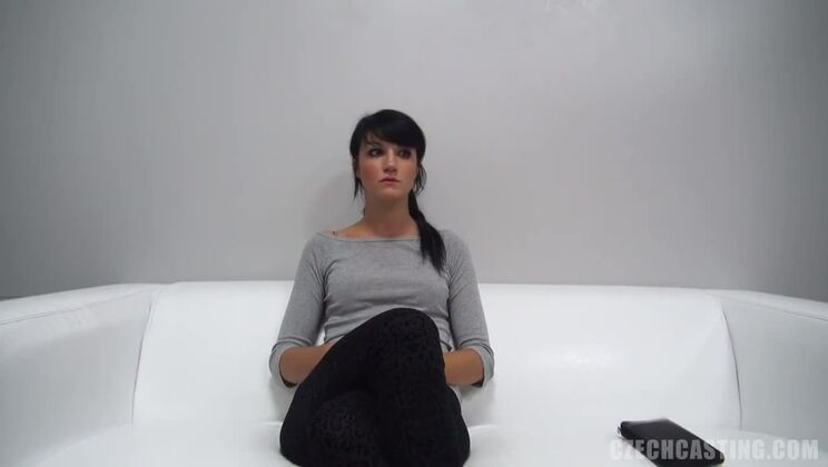 [CzechCasting] - European Small Tits Brunette Sex Toy Fun - Sandra