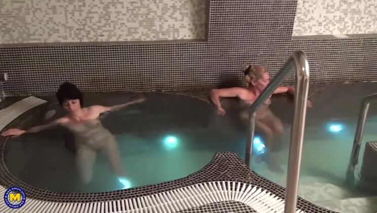 [Mature.nl] - Mature Blonde and Brunette Ladies Get Naked - Krystine, Macie