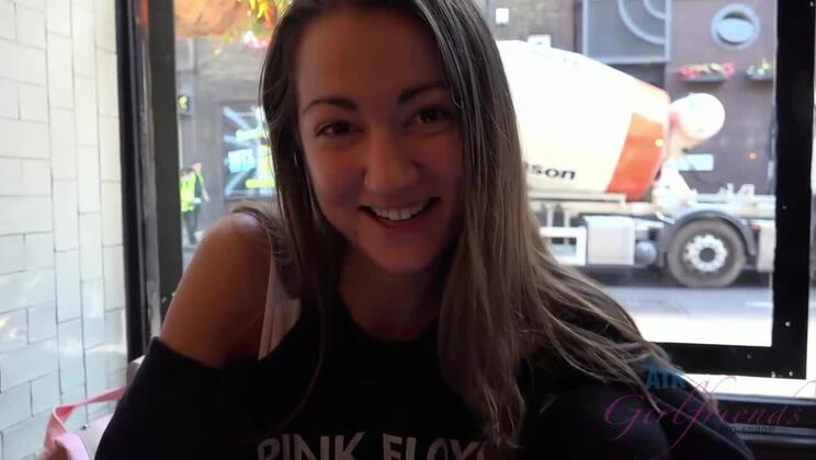 Brunette Lily Adams Gets Fingering in England