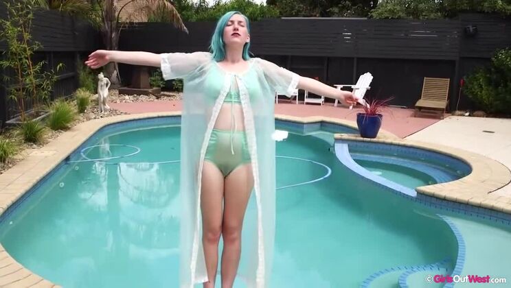 [GirlsOutWest] - Solo Outdoor with Arial Big Tits - Arial