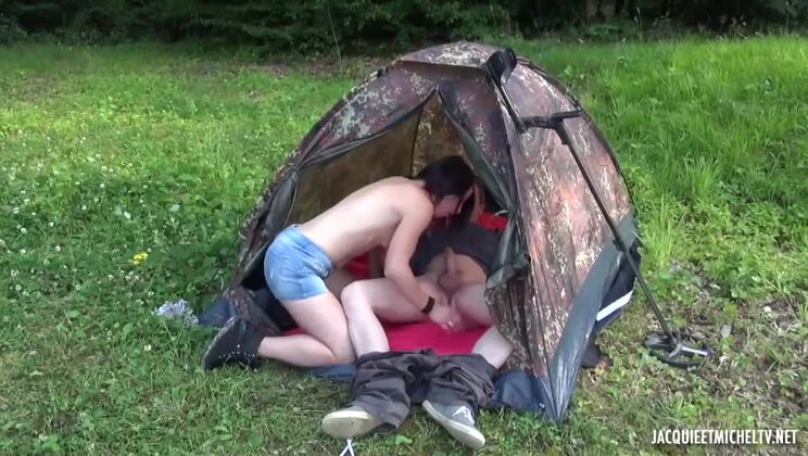 European Estelle and Luna Outdoor Anal Sex