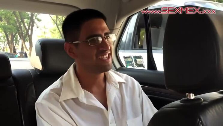  Car Action: Silvia Santez, a Mexican Brunette, Gives a Handjob 