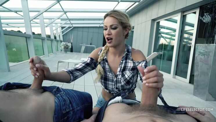 Blonde Cherry Gets Facial in POV