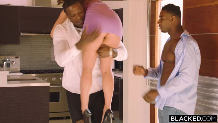 [BLACKED] - Cheating Wife Lily Love in a Hot Threesome - Lily Love - Jax Slayher - Louie Smalls