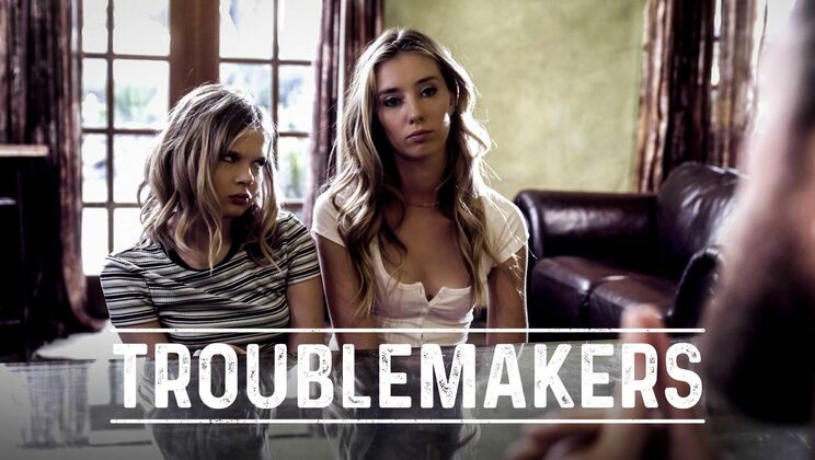 [PureTaboo] - Troublemakers: Squirt and Facial Fun - Haley Reed - Brad Newman - Coco Lovelock