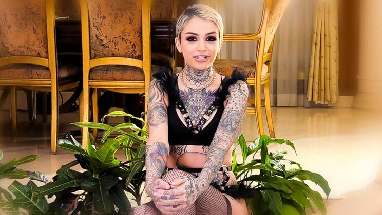 [Devil'sGangbangs] - Tattooed Blonde in Lingerie - Leigh Raven #11 - Leigh Raven