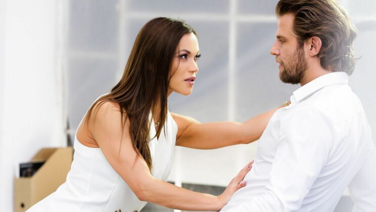 Secretary's Small Tits Fuck