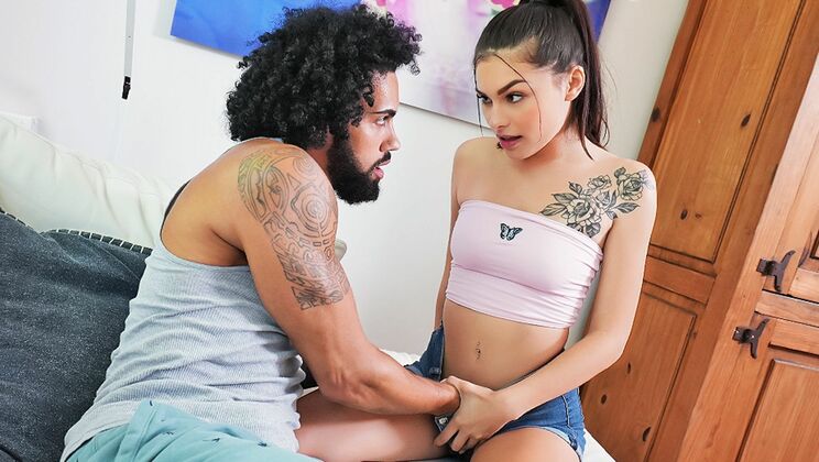 [MyPervyFamily] - Squirting Brunette Gets Creampie - Reyna DeLaCruz - James Angel