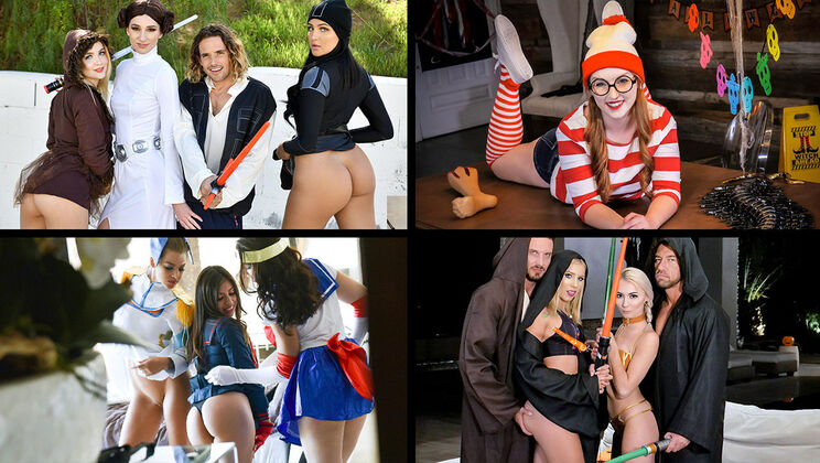 [TeamSkeetSelects] - Cosplay Seduction: The Girls - Daisy Stone - Sami Parker - Brooklyn Gray - Avery Black